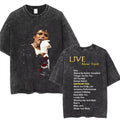Washed Vintage Michael Jackson Thriller Graphic T-Shirt Men