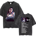 Washed Vintage Michael Jackson Thriller Graphic T-Shirt Men